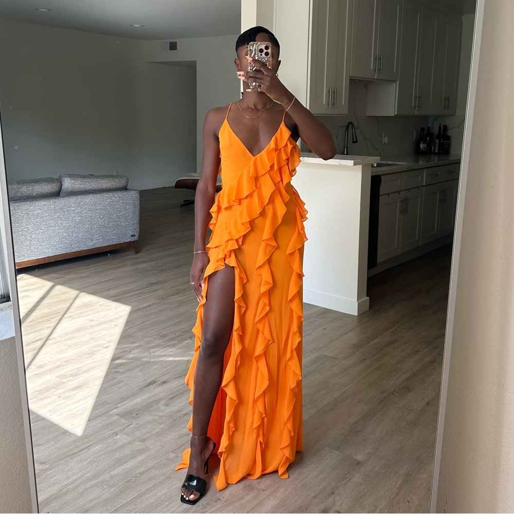 Orange Flames Gown